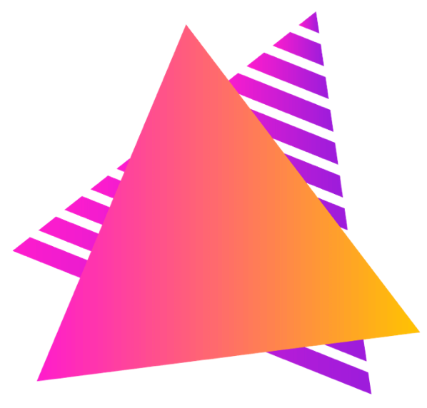 80er Jahre Figur Dreiecke
