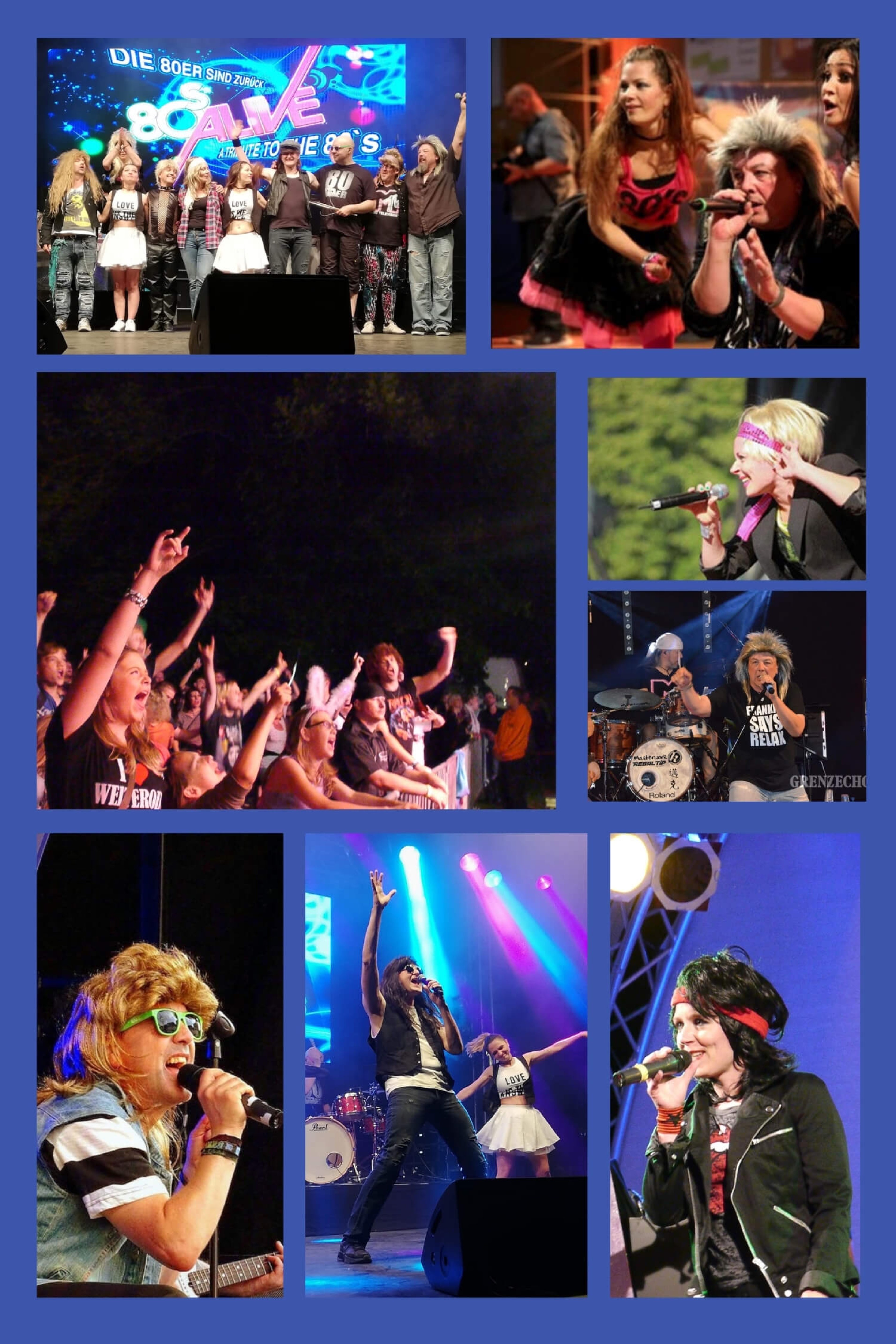 Bilder Galerie - 80s Alive - 80er Jahre Live Fotos 80s Tribute Show Coverband stadtfest firmen veranstaltung festival altstadtfest Sommerfest Open Air